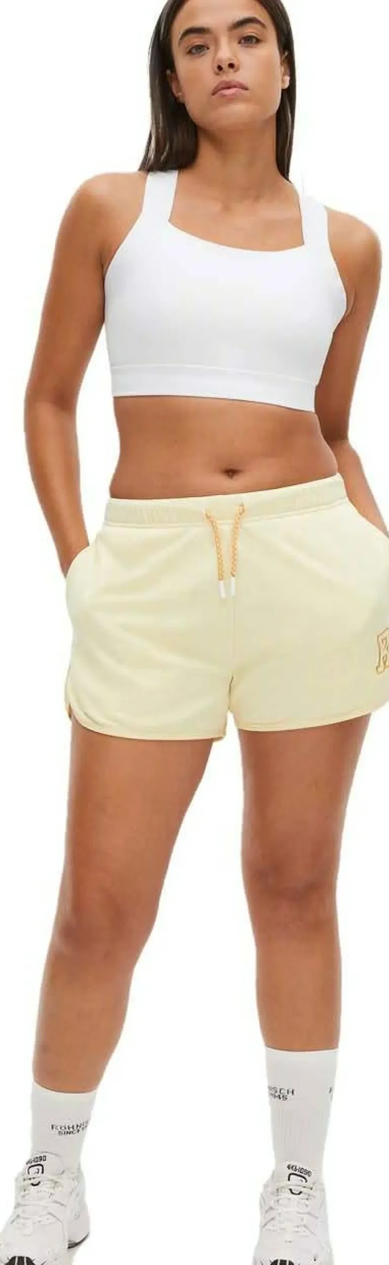 Röhnisch Women's Casual Track Shorts Doouble Cream