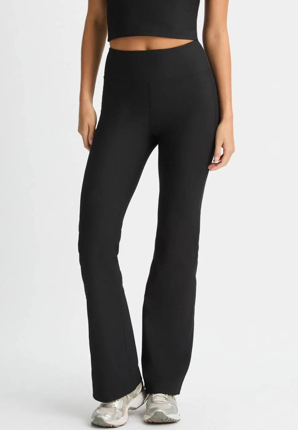 Röhnisch Women's Ribbed R Flare High waist Tight Black