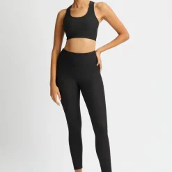 Röhnisch Women's Ribbed R High waist Tights Black