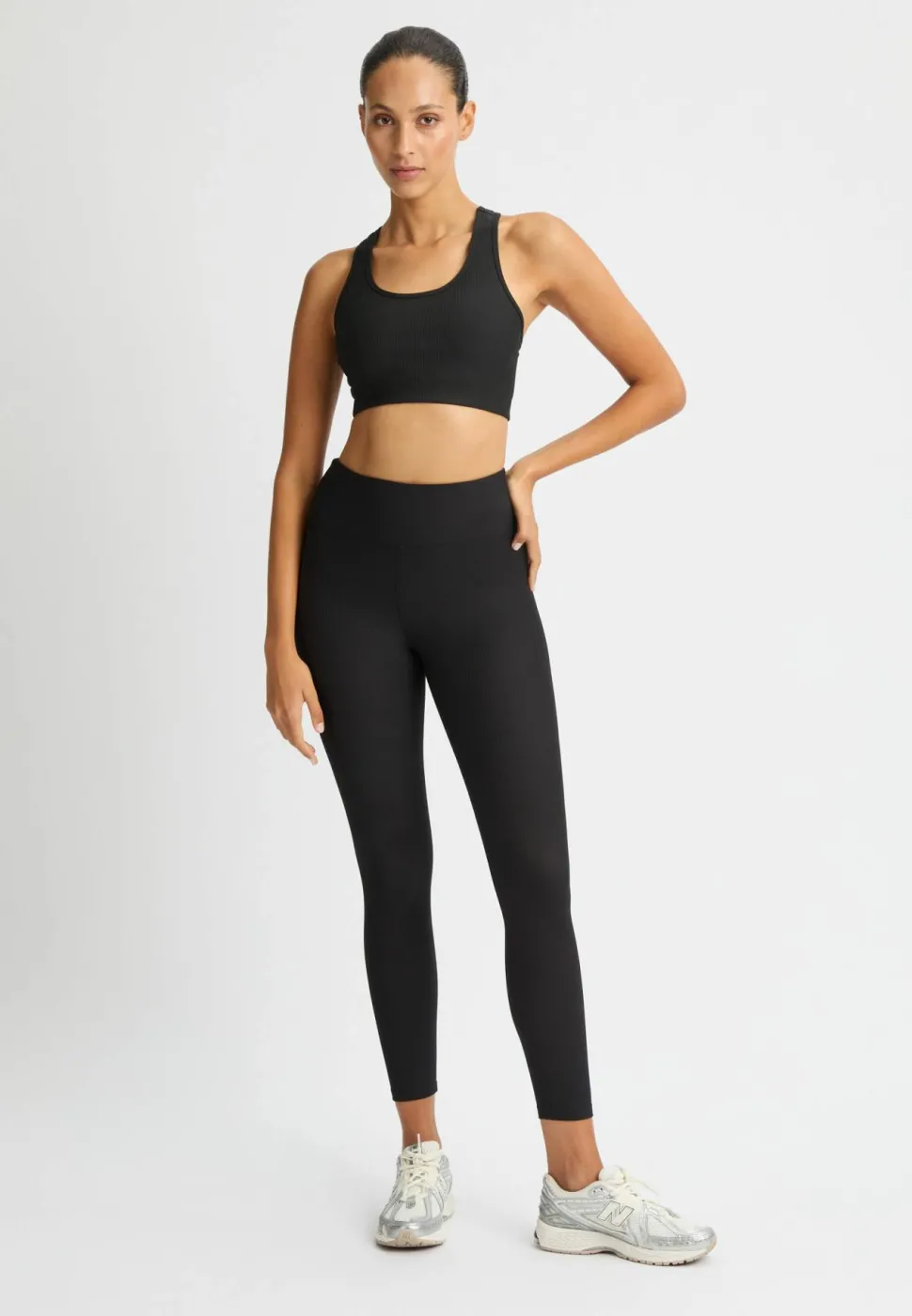 Röhnisch Women's Ribbed R High waist Tights Black