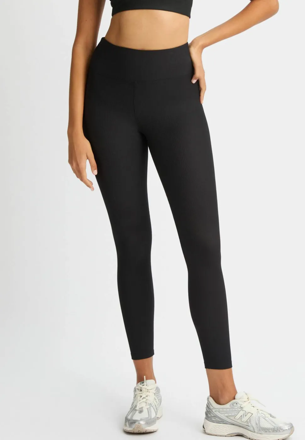 Röhnisch Women's Ribbed R High waist Tights Black