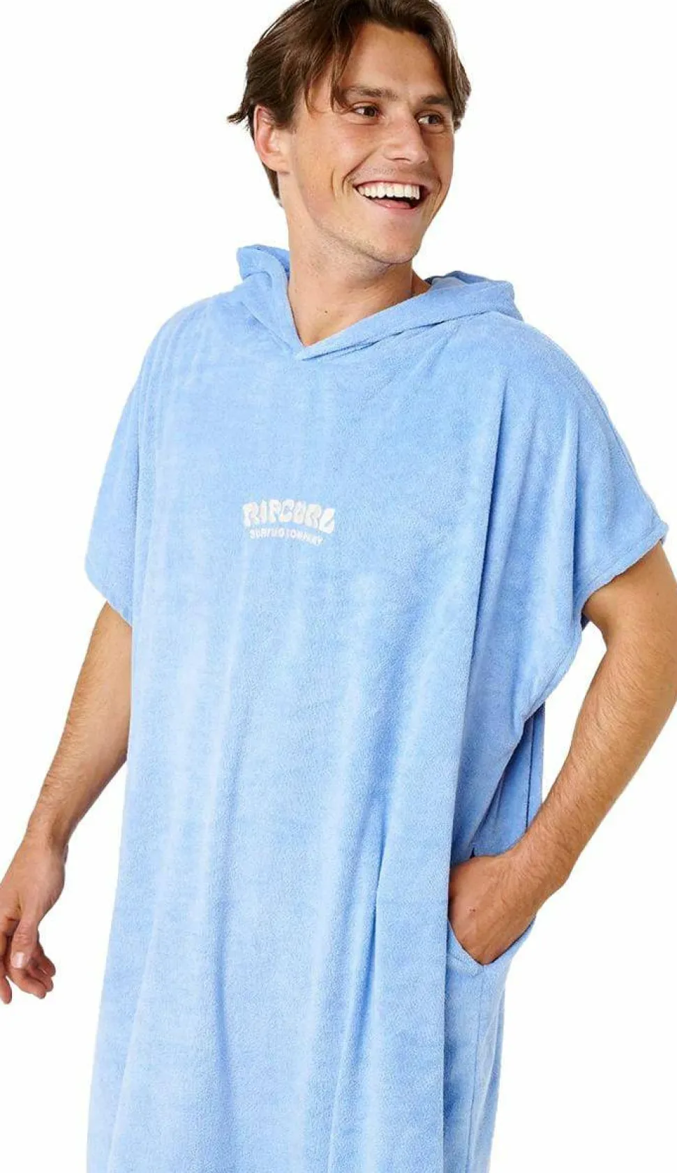 Rip Curl Classic Surf Hooded Towel Poncho Blue