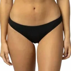 Rip Curl Premium Surf Cheeky Coverage Bikini Bottoms Black