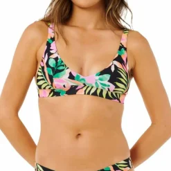 Rip Curl Women's Molokaï Halter Bikini Top Black