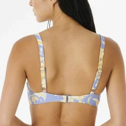 Rip Curl Women's Oceans Together D-Cup Top Blue