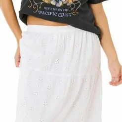 Rip Curl Women's Pacific Coast Heritage Tee Washed Black