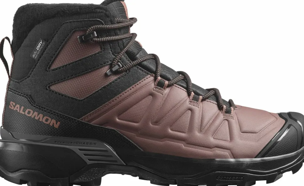 Salomon Women's X Ultra Snowpilot Waterproof Black/Peppercorn/Cognac