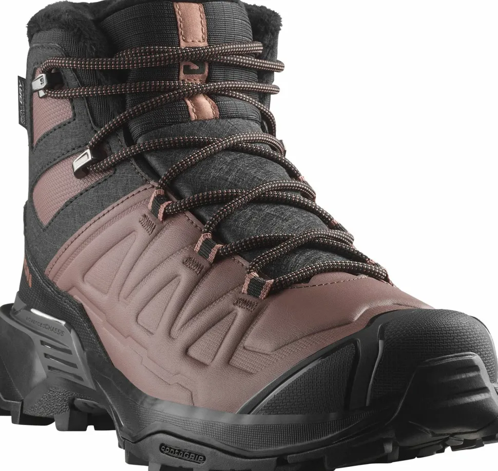 Salomon Women's X Ultra Snowpilot Waterproof Black/Peppercorn/Cognac