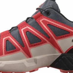 Salomon Junior Speedcross Waterproof Grisaille/Hushed Violet/Rouge Red
