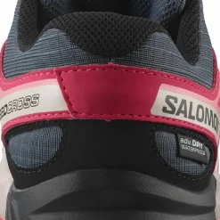 Salomon Junior Speedcross Waterproof Grisaille/Hushed Violet/Rouge Red