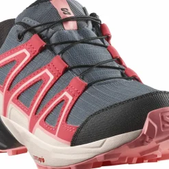 Salomon Junior Speedcross Waterproof Grisaille/Hushed Violet/Rouge Red