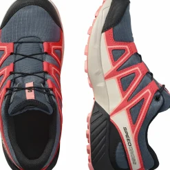 Salomon Junior Speedcross Waterproof Grisaille/Hushed Violet/Rouge Red