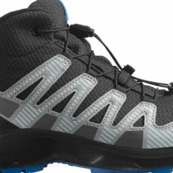 Salomon Junior's XA Pro V8 Mid Waterproof Black/monument/french Blue