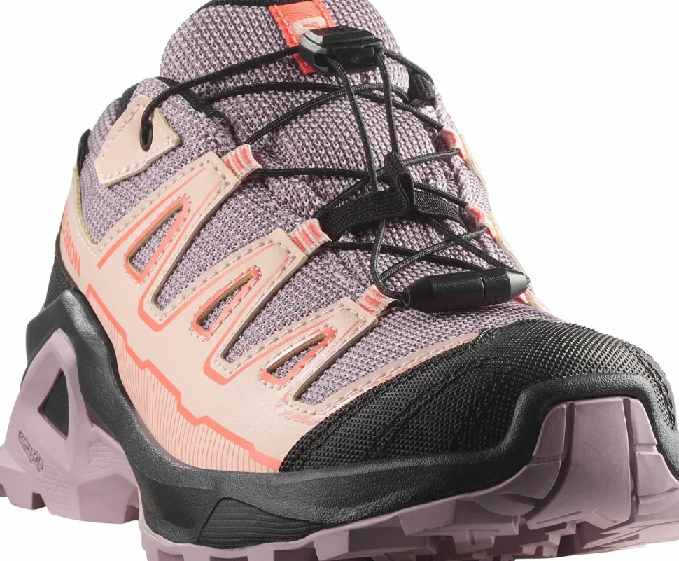 Salomon Kids' X Ultra GORE-TEX Nirvana/black/fusion Coral