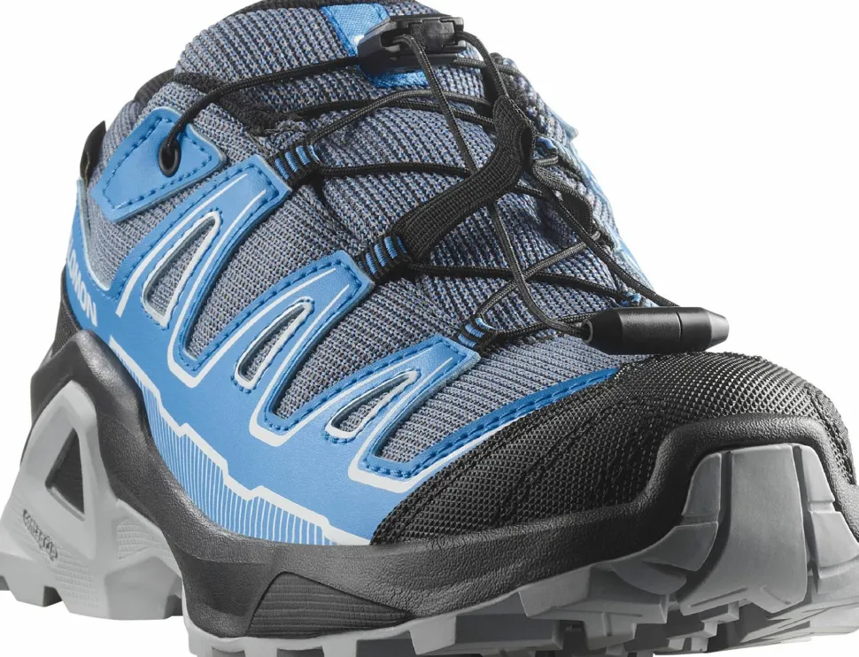 Salomon Kids' X Ultra GORE-TEX Turbulence/black/french Blue