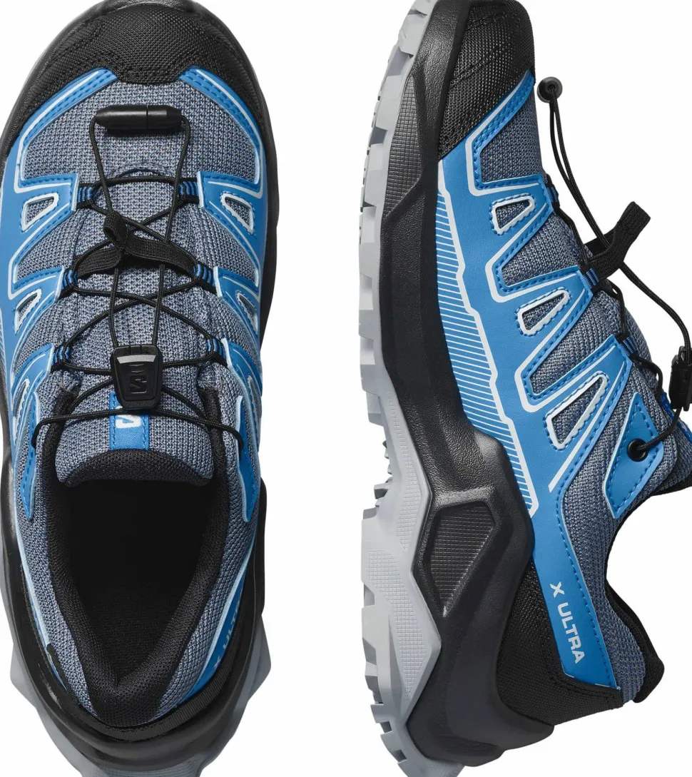 Salomon Kids' X Ultra GORE-TEX Turbulence/black/french Blue