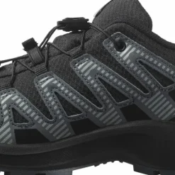 Salomon Kids' XA Pro V8 Waterproof Black/turbulence/quarry