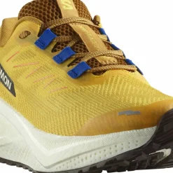 Salomon Men's Aero Blaze 3 Grvl Spicy Mustard/Vanilla Ice/Nautical Blue