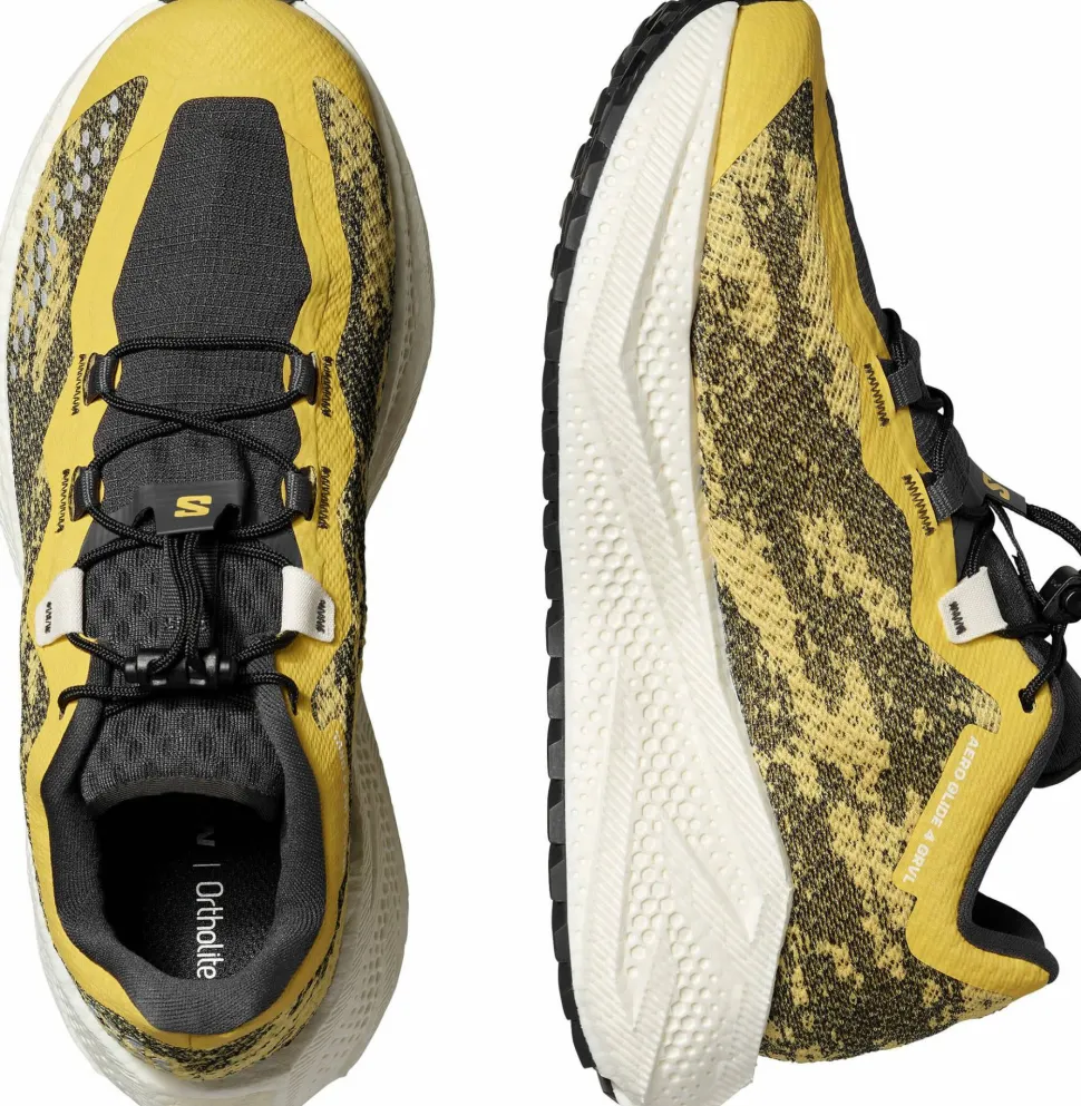 Salomon Men's Aero Glide 4 Grvl Beach Ball/Asphalt/Vanilla Ice