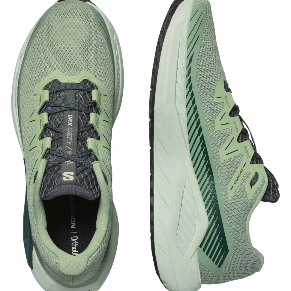 Salomon Men's DRX Defy GRVL Smoke Green/Sea Moss/Canary Green