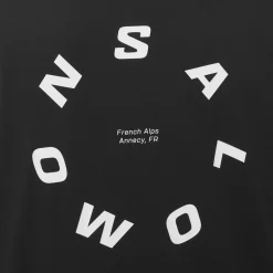 Salomon Men's Round Logo Graphic Deep Black