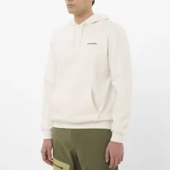Salomon Men's Salomon Logo Hoodie Whisper White