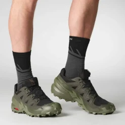 Salomon Men's Speedcross 6 GORE-TEX Black/Peat/Deep Lichen Green
