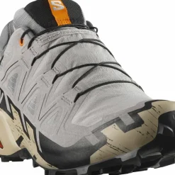 Salomon Men's Speedcross 6 GORE-TEX Gull/White Pepper/Black