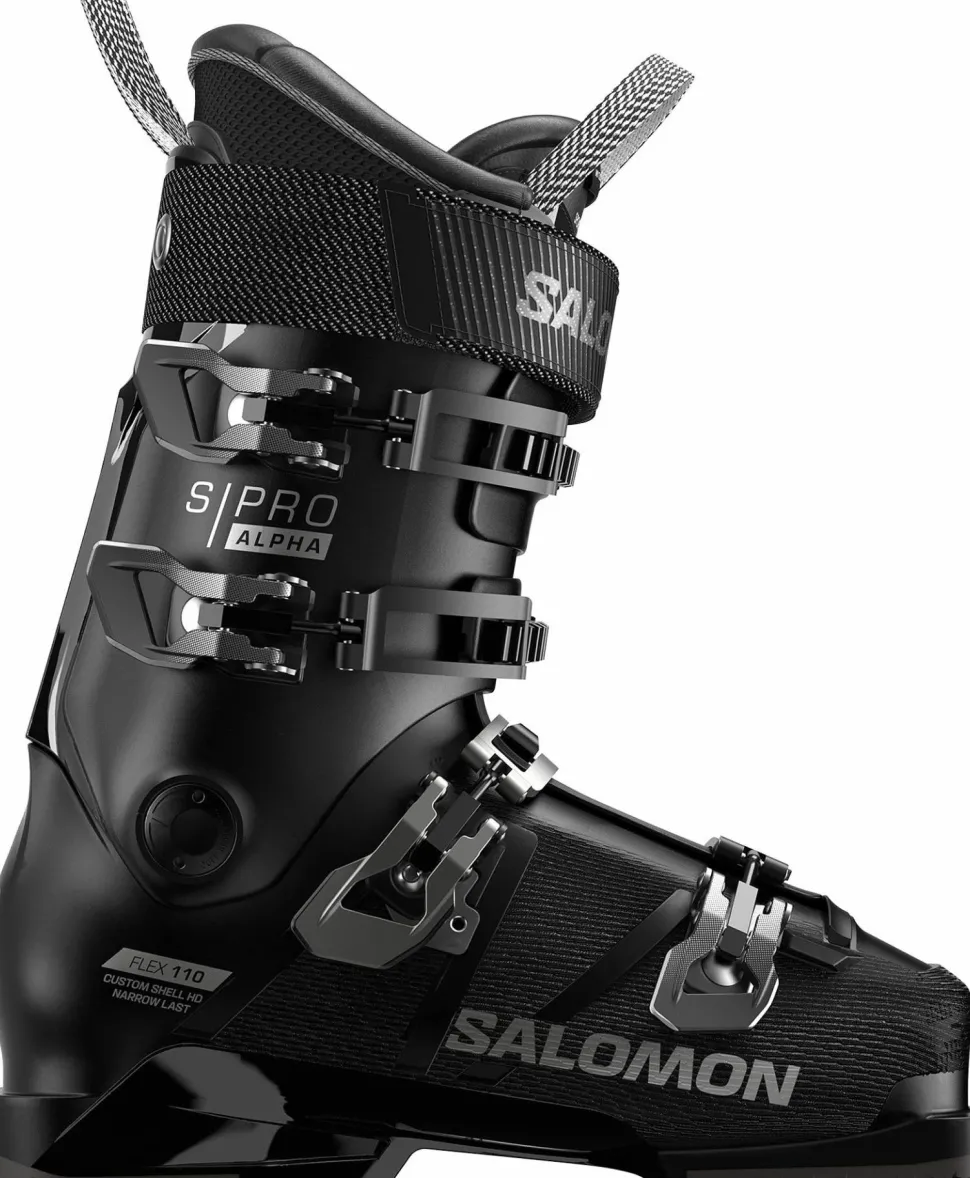 Salomon Men's S/Pro Alpha 110 Black/Dark Grey Met./Black