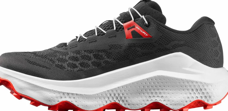 Salomon Men's Ultra Glide 4 Black/White/Fiery Red