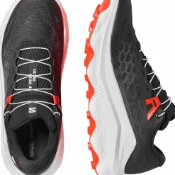 Salomon Men's Ultra Glide 4 Black/White/Fiery Red