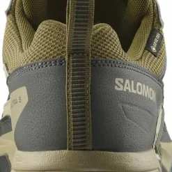 Salomon Men's X Ultra 5 GORE-TEX Martini Olive/gray Green/blue Night