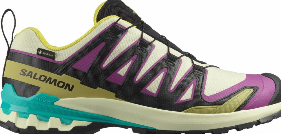 Salomon Men's XA 3D Pro V9 GORE-TEX Transparent Yellow/Black/Waterfall