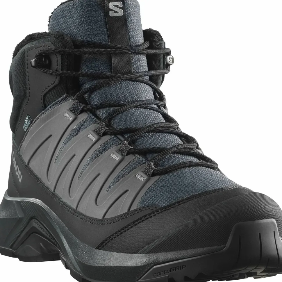 Salomon Men's X-Adventure Coldrush Waterproof Asphalt/Black/Alloy