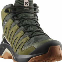 Salomon Men's X-Adventure Recon Mid GORE-TEX Peat/martini Olive/oxford Tan