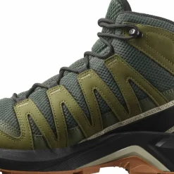 Salomon Men's X-Adventure Recon Mid GORE-TEX Peat/martini Olive/oxford Tan