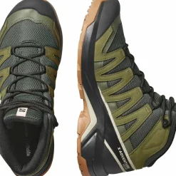 Salomon Men's X-Adventure Recon Mid GORE-TEX Peat/martini Olive/oxford Tan