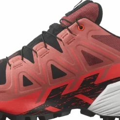 Salomon Unisex Spikecross 6 GORE-TEX Cow Hide/Black/Fiery Coral