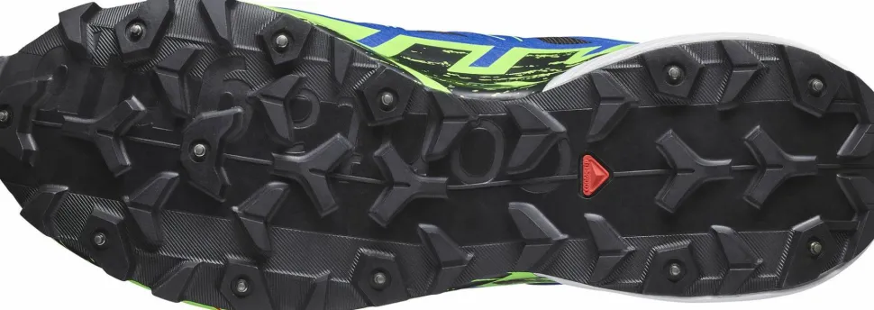 Salomon Unisex Spikecross 6 GORE-TEX Black/Surf The Web/Green Gecko