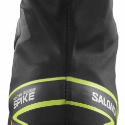 Salomon Unisex Winter Cross Spike Black/Fiery Coral/Safety Yellow
