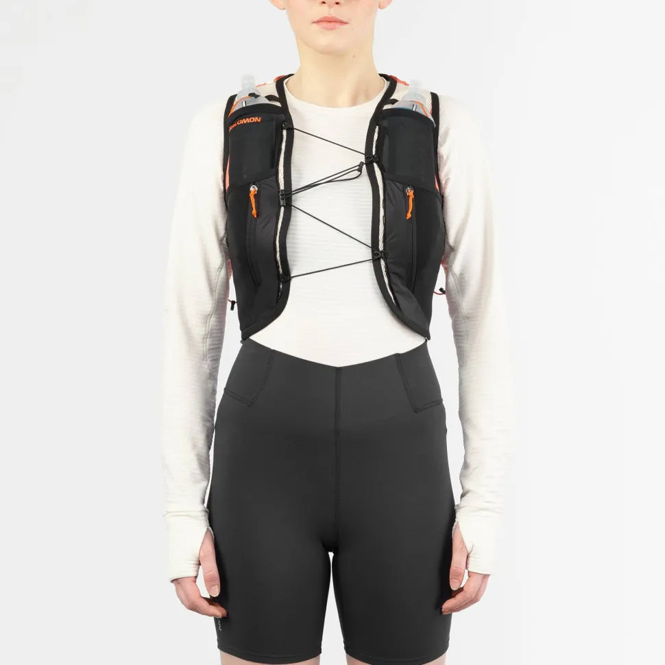 Salomon Women's Active Skin 12 Emerglow/Black