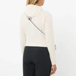 Salomon Women's Essential Lightwarm Hoodie Whisper White