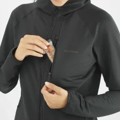 Salomon Women's Essential Lightwarm Hoodie Deep Black