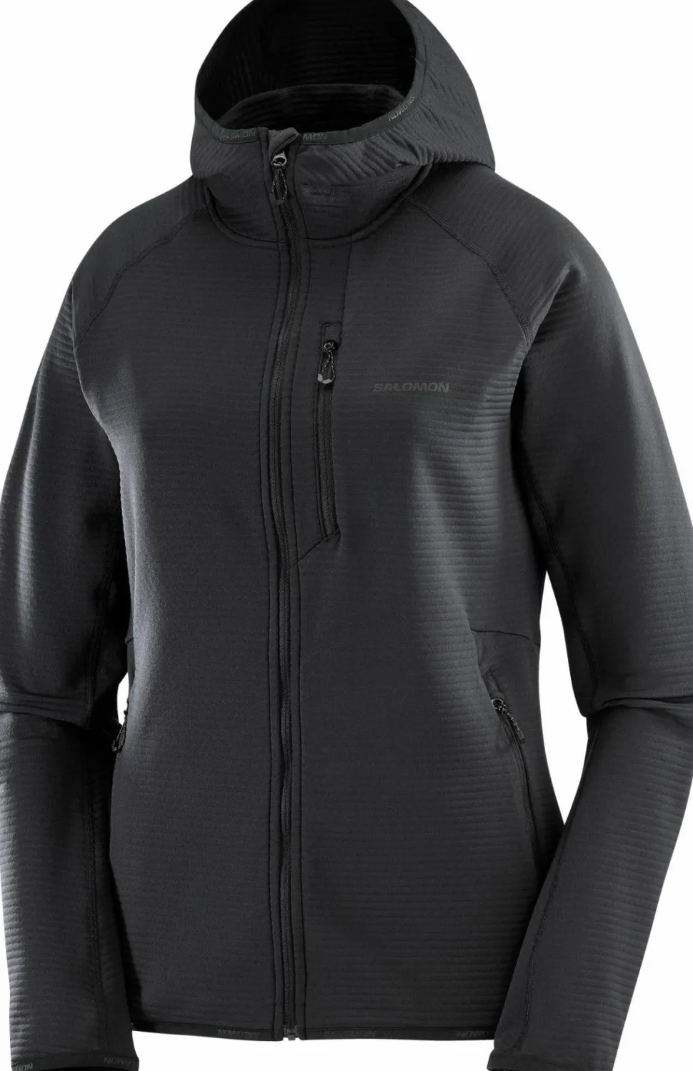 Salomon Women's Essential Lightwarm Hoodie Deep Black