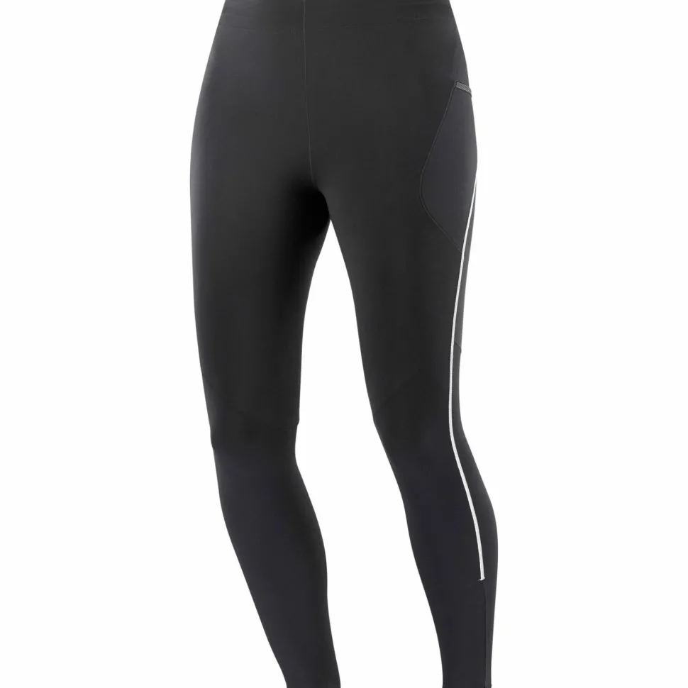 Salomon Women's Sense Aero Stow Tights Deep Black