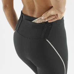 Salomon Women's Sense Aero Stow Tights Deep Black
