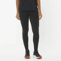 Salomon Women's Sense Aero Stow Tights Deep Black