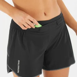 Salomon Women's Sense Aero 5'' Shorts Deep Black
