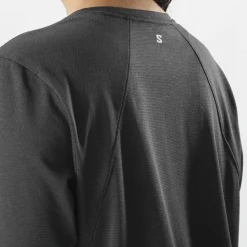Salomon Women's Shkout Core Long Sleeve Tee Deep Black