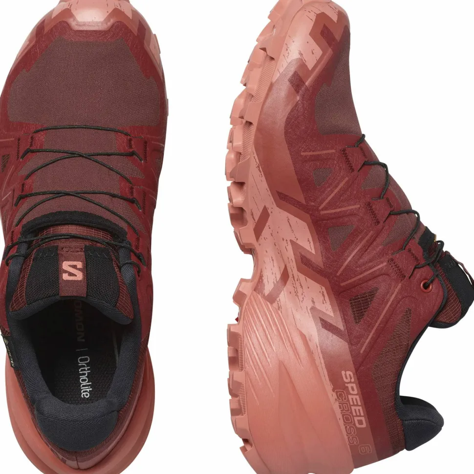 Salomon Women's Speedcross 6 GORE-TEX Rum Raisin/Barn Red/Canyon Clay